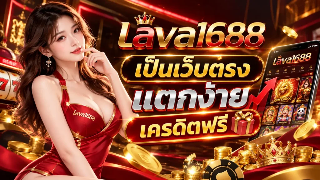 Lava1688 สล็อตเว็บตรง แตกง่าย เครดิตฟรี พร้อมระบบฝากถอนออโต้